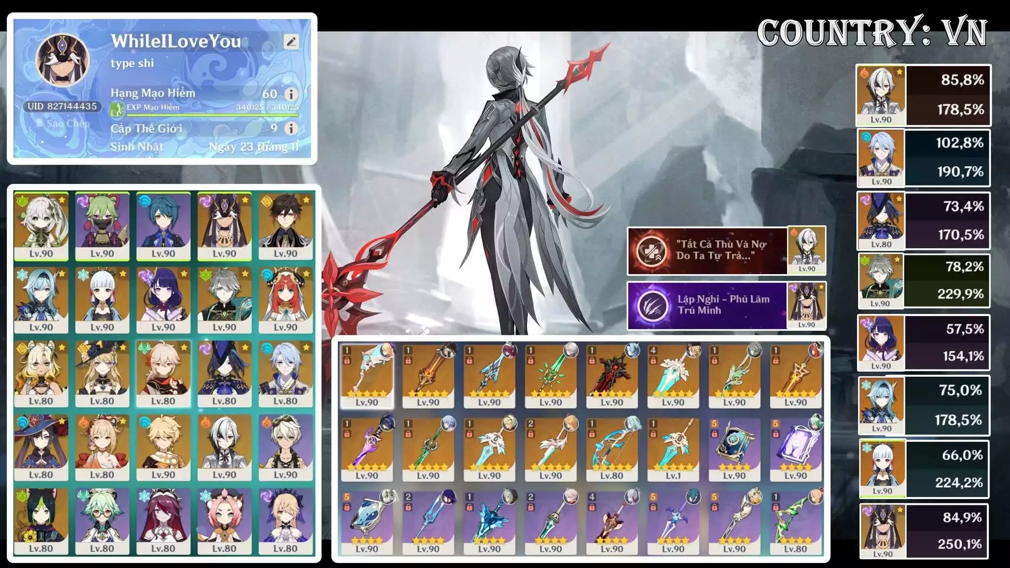 Ảnh acc Genshin